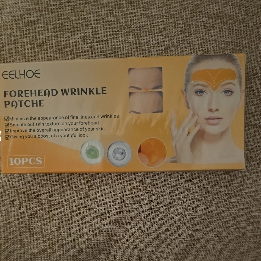 Gold Skincare Mask for Forehead Wrinkles